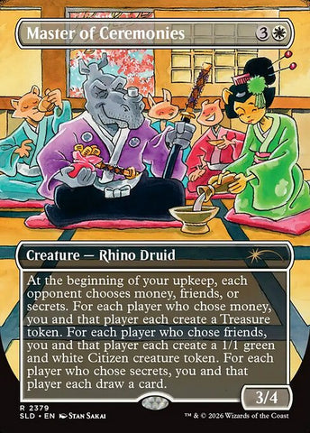 Master of Ceremonies - Secret Lair Drop #2379 - Borderless Foil