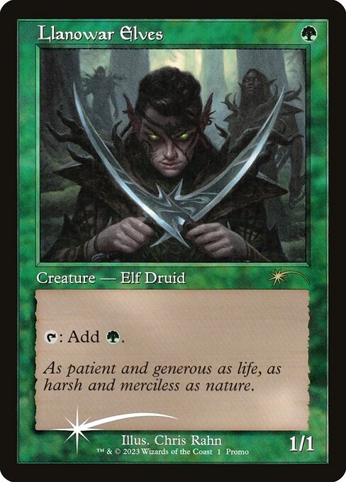 Llanowar Elves - Dominaria United Promos #1★ - Foil — product image
