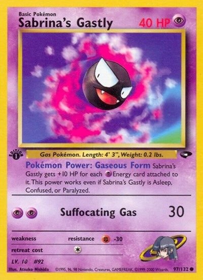 Sabrina's Gastly (97) - Gym Challenge #097/132 - Non-Foil — product image