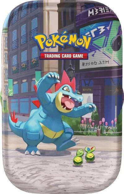 Lumiose City Mini Tin [Feraligatr & Budew] — product image