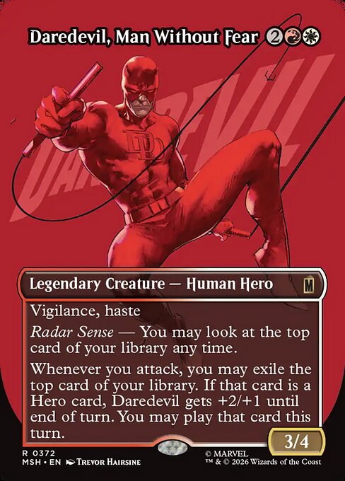 Daredevil, Man Without Fear - Marvel Super Heroes #372 - Borderless Non-Foil — product image