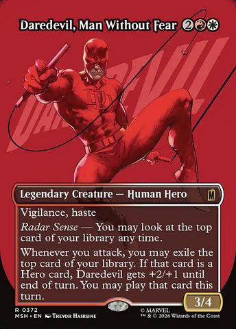 Daredevil, Man Without Fear - Marvel Super Heroes #372 - Borderless Non-Foil
