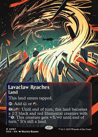 Lavaclaw Reaches - Edge of Eternities: Stellar Sights #67 - Borderless Non-Foil