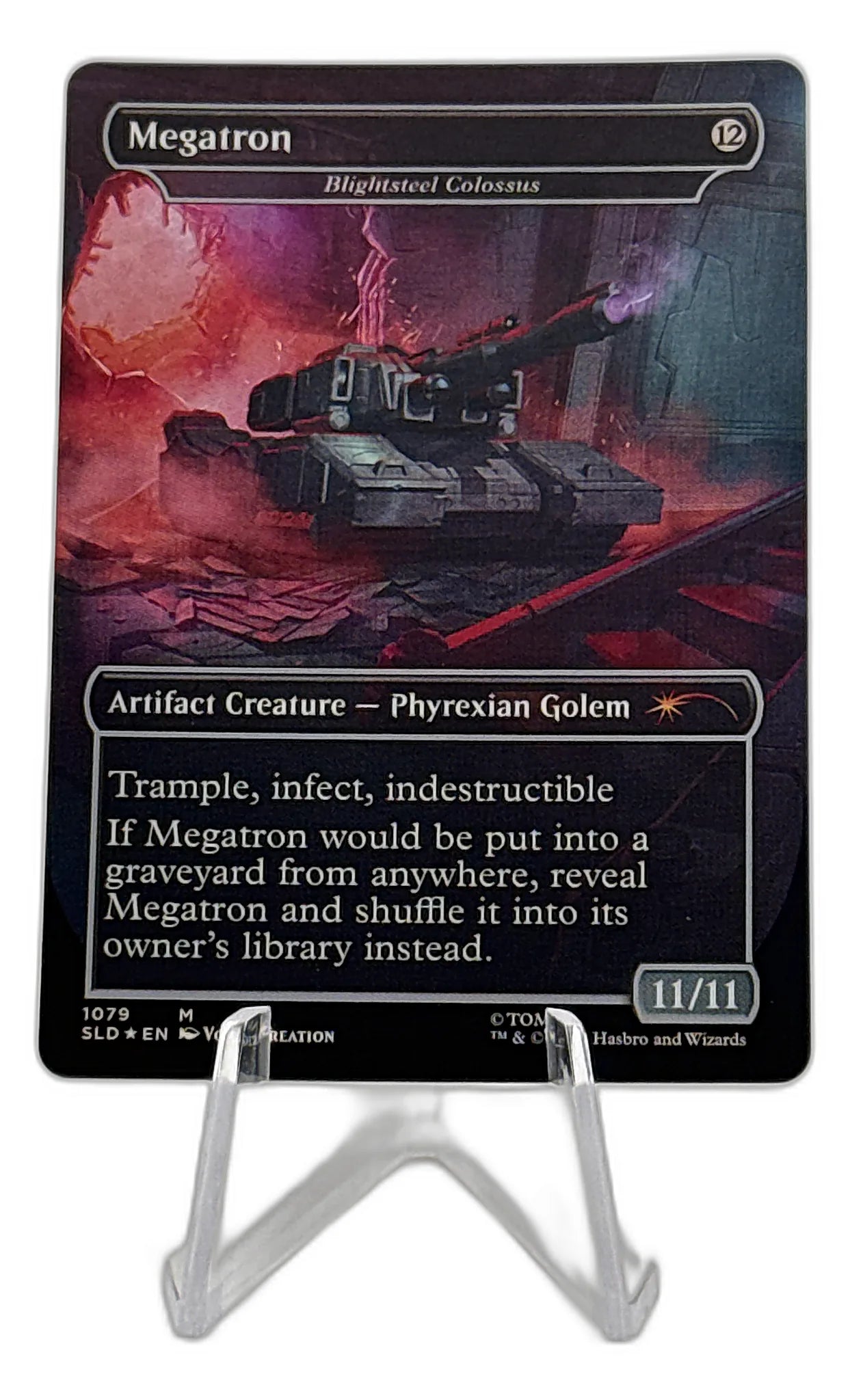 ENM-145374-FL | Megatron - Blightsteel Colossus | back