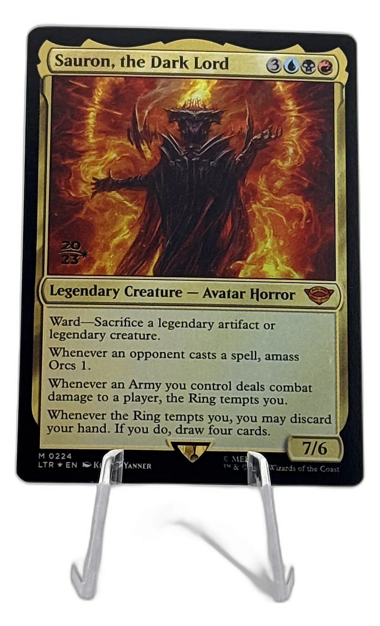 ENM-156768-FL | Sauron, the Dark Lord (Foil Pre-Release) | front