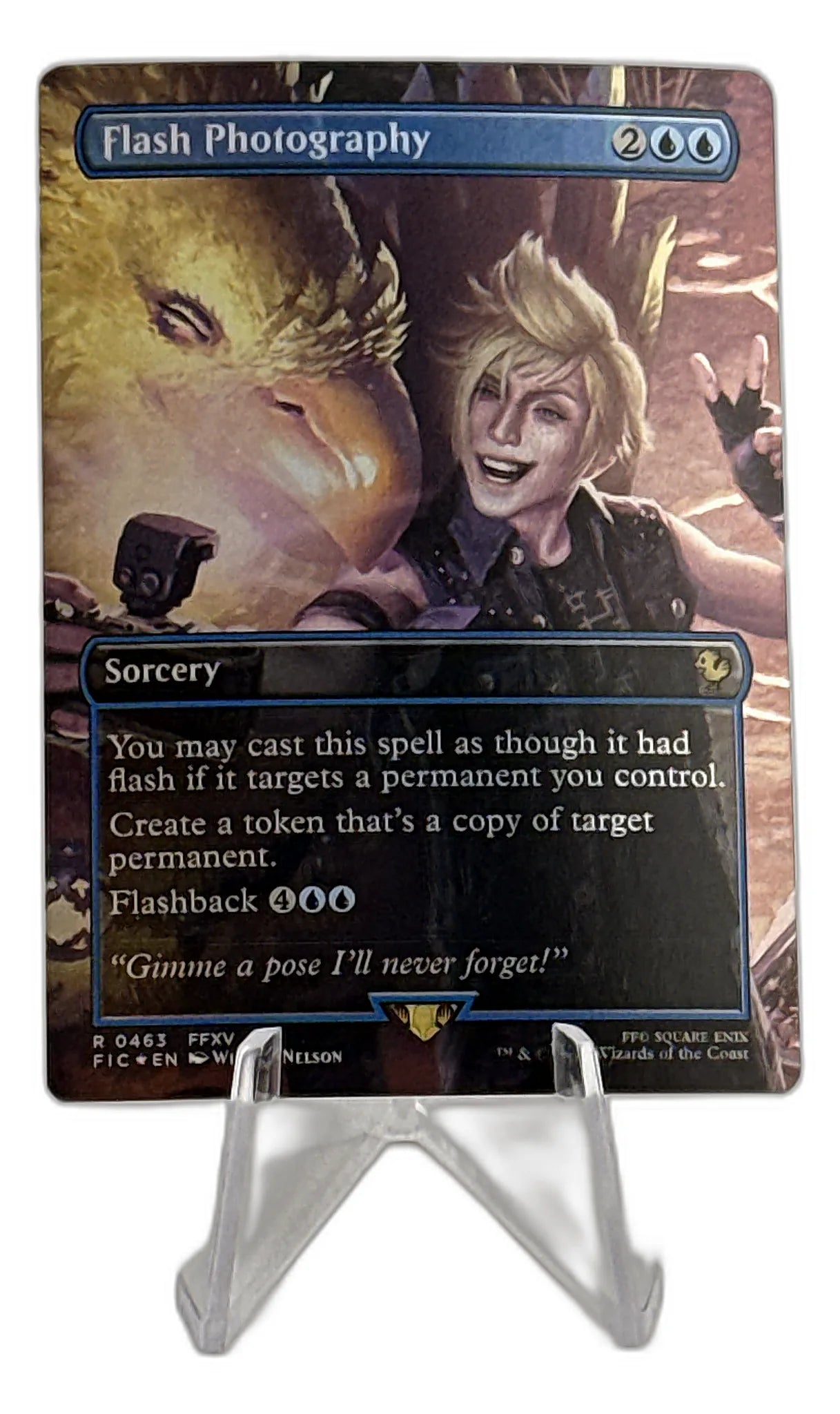 ENM-656781-FL | Flash Photography - Final Fantasy Commander #463 - Borderless Foil | front
