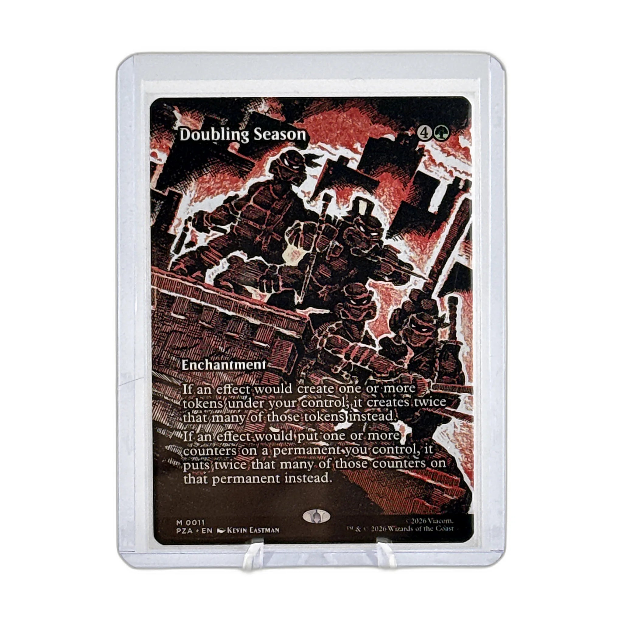 Doubling Season - Teenage Mutant Ninja Turtles Source Material #11 - Borderless Non-Foil