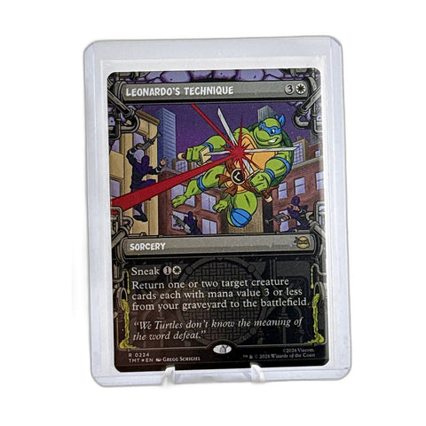 Leonardo's Technique - Teenage Mutant Ninja Turtles #224 - Showcase Foil