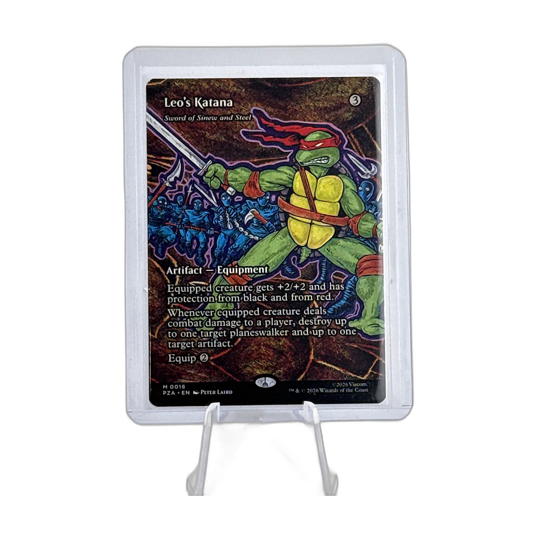 Sword of Sinew and Steel - Teenage Mutant Ninja Turtles Source Material #18 - Borderless Non-Foil
