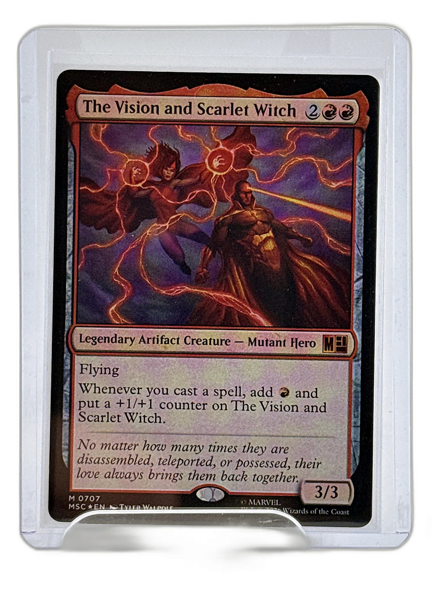 The Vision and Scarlet Witch - Marvel Super Heroes Commander #707 - Foil