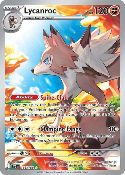 Lycanroc - 166/159 - SV09: Journey Together #166/159 - Foil — product image