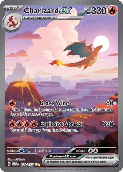 Charizard ex - 199/165 - SV: Scarlet & Violet 151 #199/165 - Foil — product image