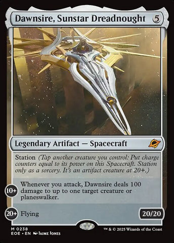 Dawnsire, Sunstar Dreadnought - Edge of Eternities #238 - Foil
