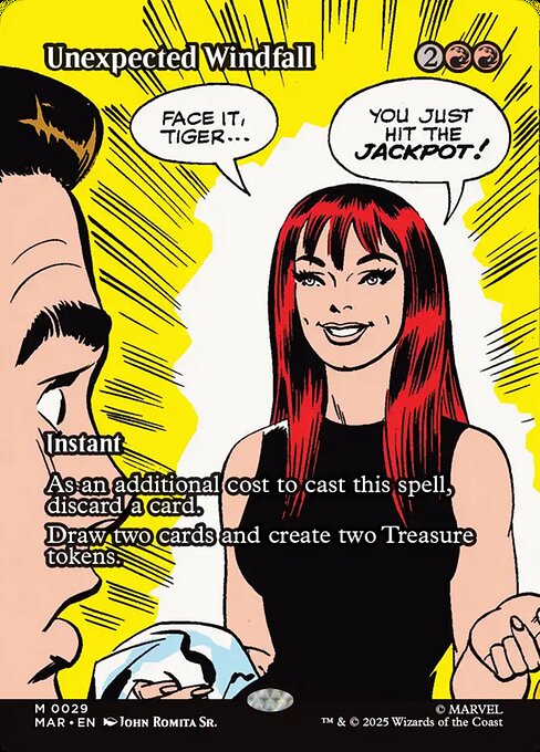 Unexpected Windfall - Marvel Universe #29 - Borderless Non-Foil — product image