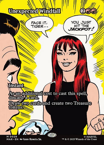 Unexpected Windfall - Marvel Universe #29 - Borderless Non-Foil