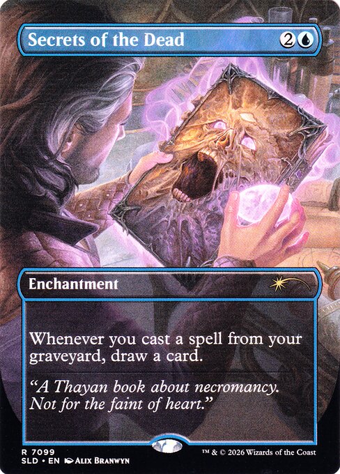 Secrets of the Dead - Secret Lair Drop #7099 - Borderless Foil — product image