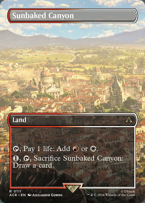 Sunbaked Canyon - Assassin's Creed #111 - Borderless Non-Foil — product image