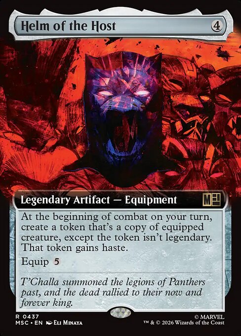 Helm of the Host - Marvel Super Heroes Commander #437 - Extended Art Non-Foil — product image