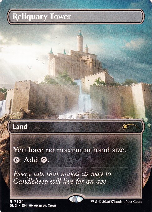 Reliquary Tower - Secret Lair Drop #7104 - Borderless Foil — product image