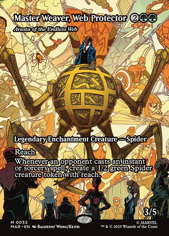 Arasta of the Endless Web - Marvel Universe #32 - Borderless Non-Foil