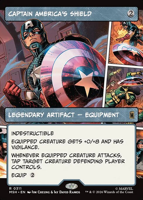 Captain America's Shield - Marvel Super Heroes #311 - Showcase Foil — product image