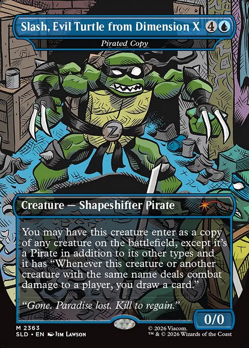 Pirated Copy - Secret Lair Drop #2363 - Borderless Foil — product image