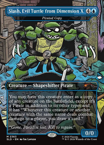 Pirated Copy - Secret Lair Drop #2363 - Borderless Foil