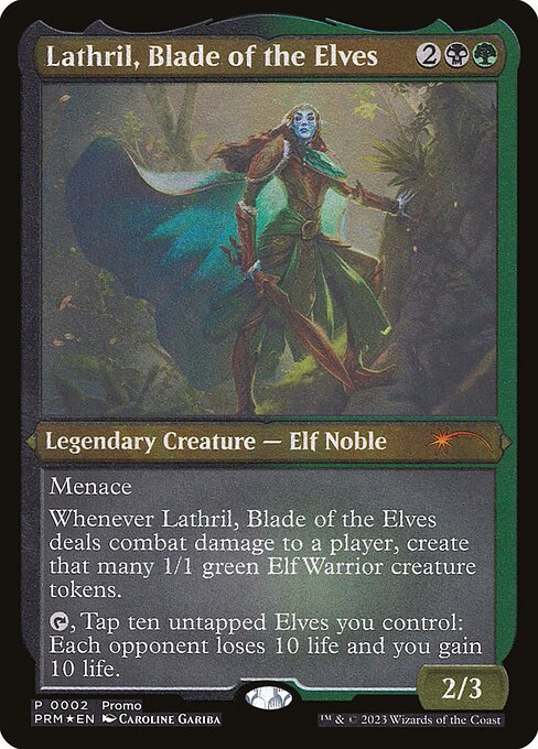 Lathril, Blade of the Elves - Kaldheim Promos #2★ - Foil Etched — product image