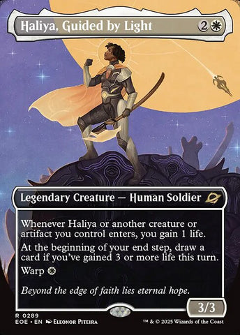 Haliya, Guided by Light - Edge of Eternities #289 - Borderless Non-Foil