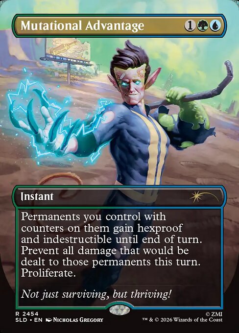 Mutational Advantage - Secret Lair Drop #2454 - Borderless Non-Foil — product image