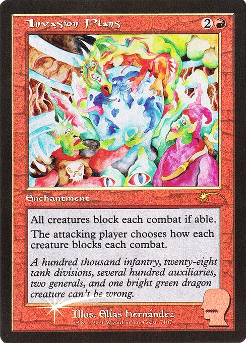 Invasion Plans - Secret Lair Drop #7107 - Foil — product image