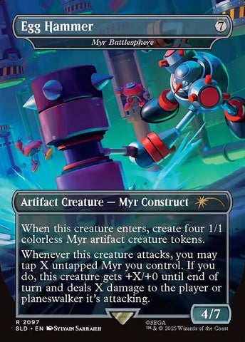Myr Battlesphere - Secret Lair Drop #2097 - Borderless Foil
