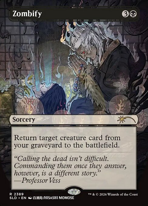 Zombify - Secret Lair Drop #2389 - Borderless Foil — product image