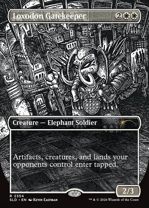 Loxodon Gatekeeper - Secret Lair Drop #2354 - Borderless Foil — product image