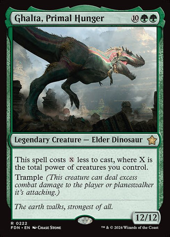 Ghalta, Primal Hunger - Foundations #222 - Foil