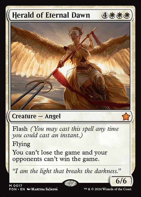 Herald of Eternal Dawn - Foundations #17 - Non-Foil — product image