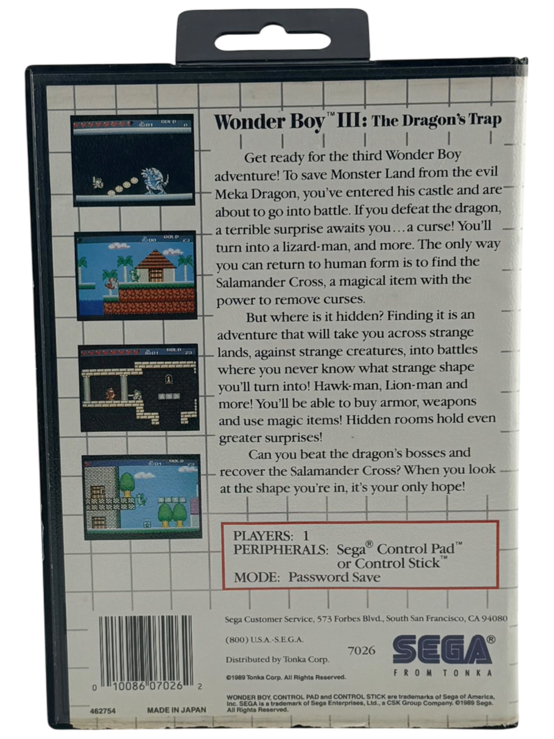Wonder Boy III the Dragon's Trap