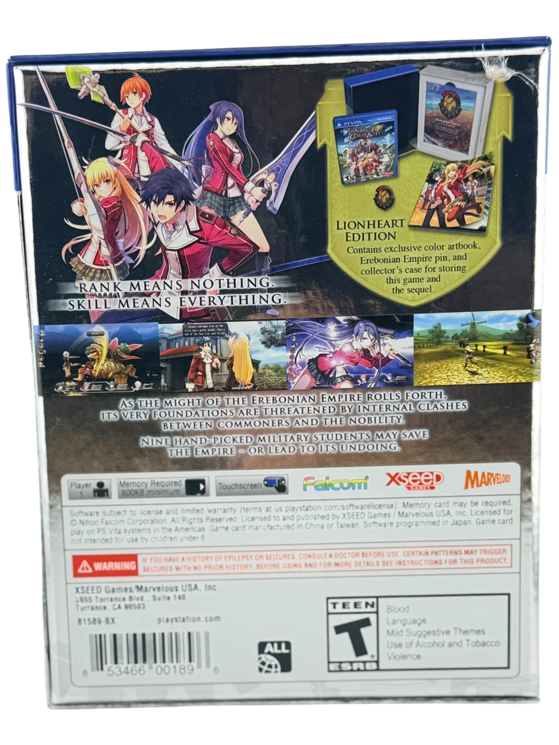 Legend of Heroes: Trails of Cold Steel [Lionheart Edition]