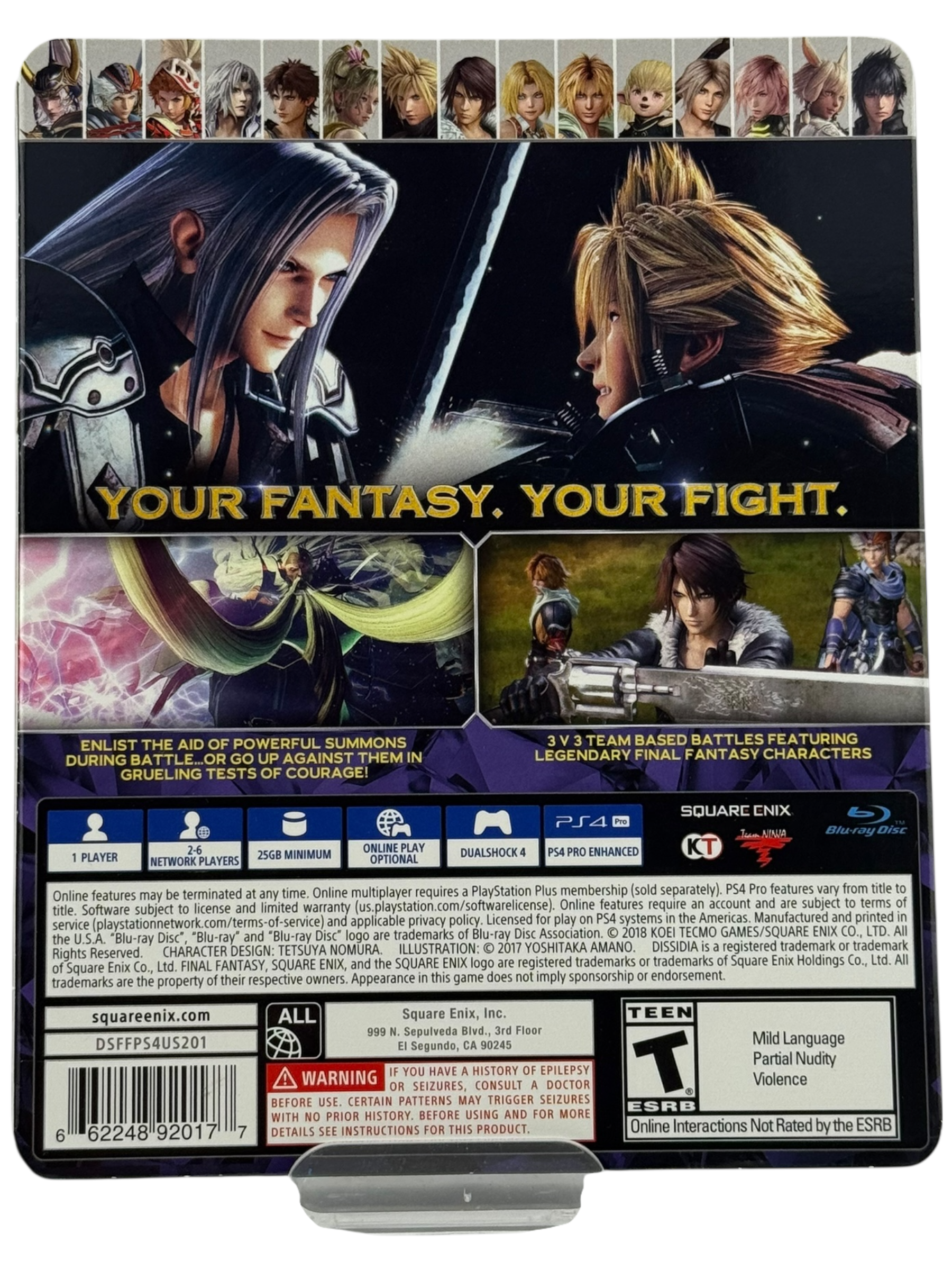Dissidia Final Fantasy NT [Steelbook Edition]