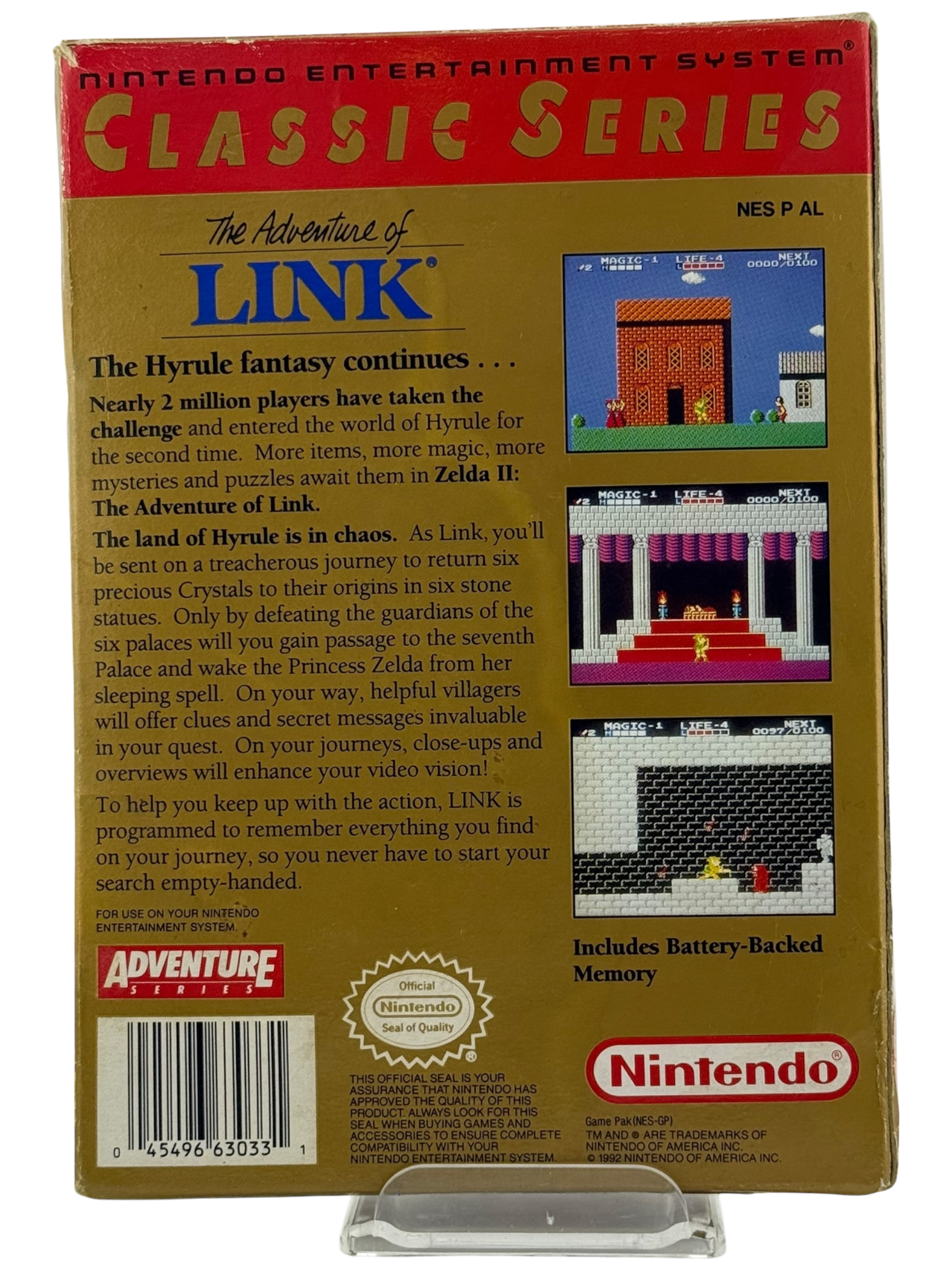 Zelda II The Adventure of Link [Gray Cart]