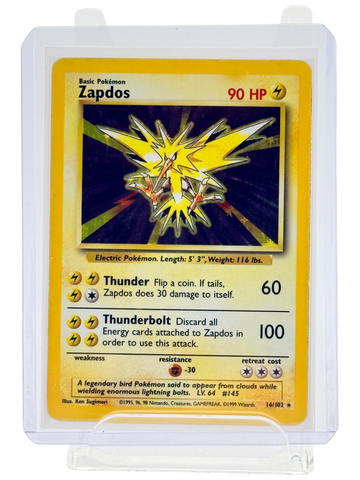 Zapdos - #16/102 - Base Set (LP)