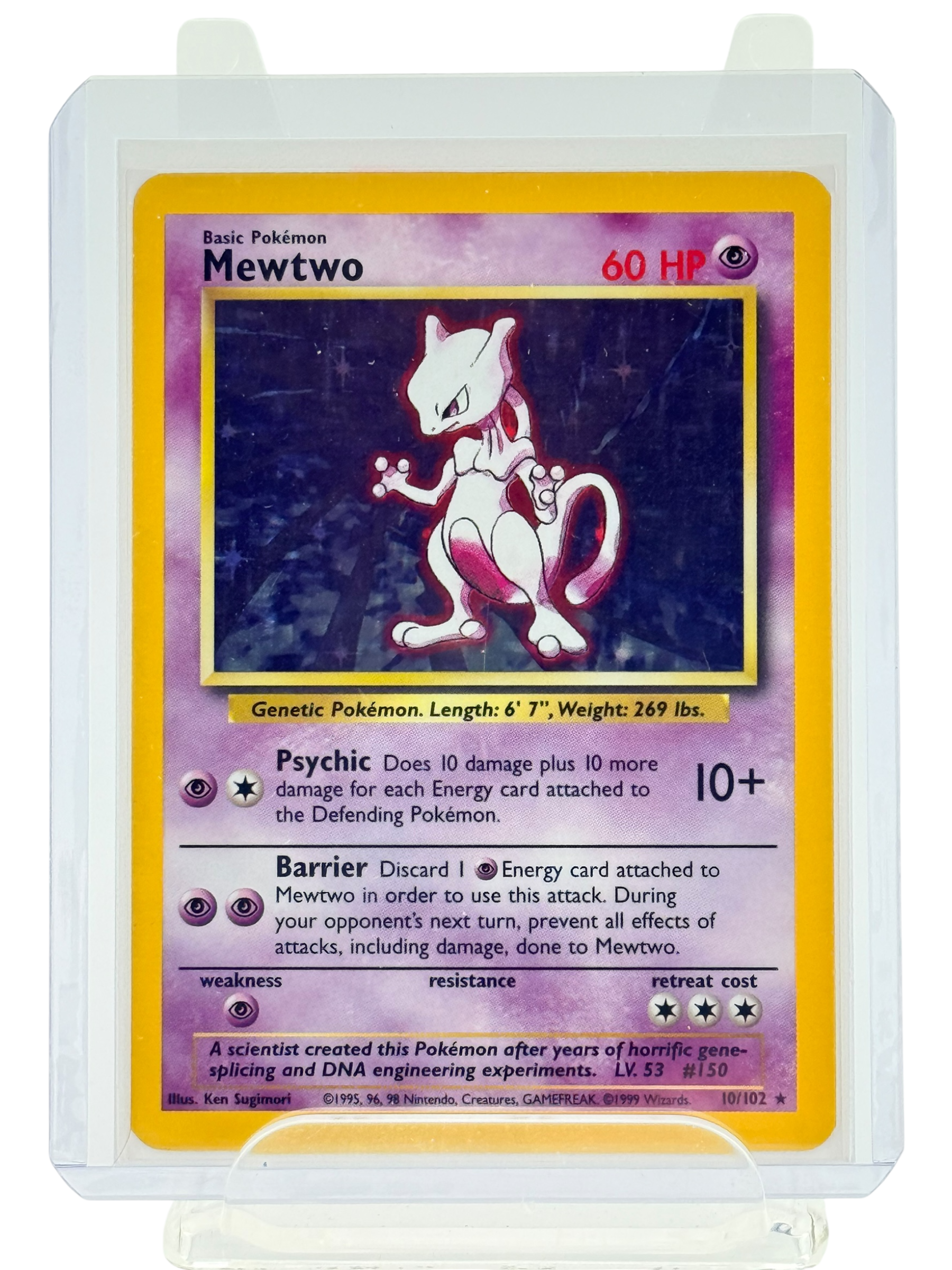 Mewtwo - #10/102 - Base Set (LP)