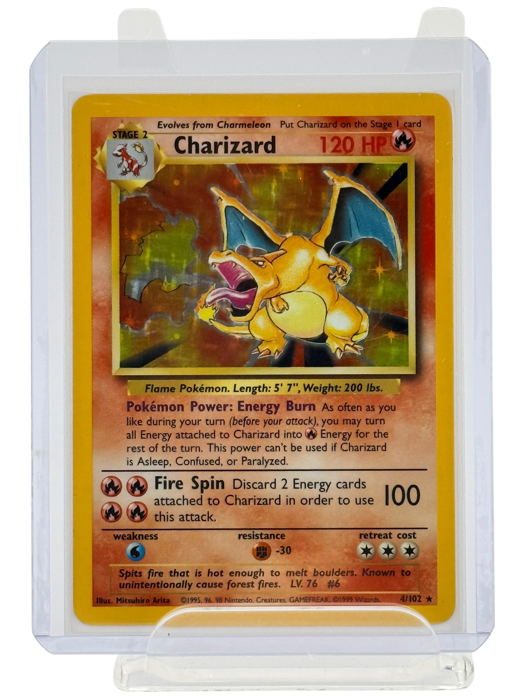 Charizard - #4/102 - Base Set (LP)