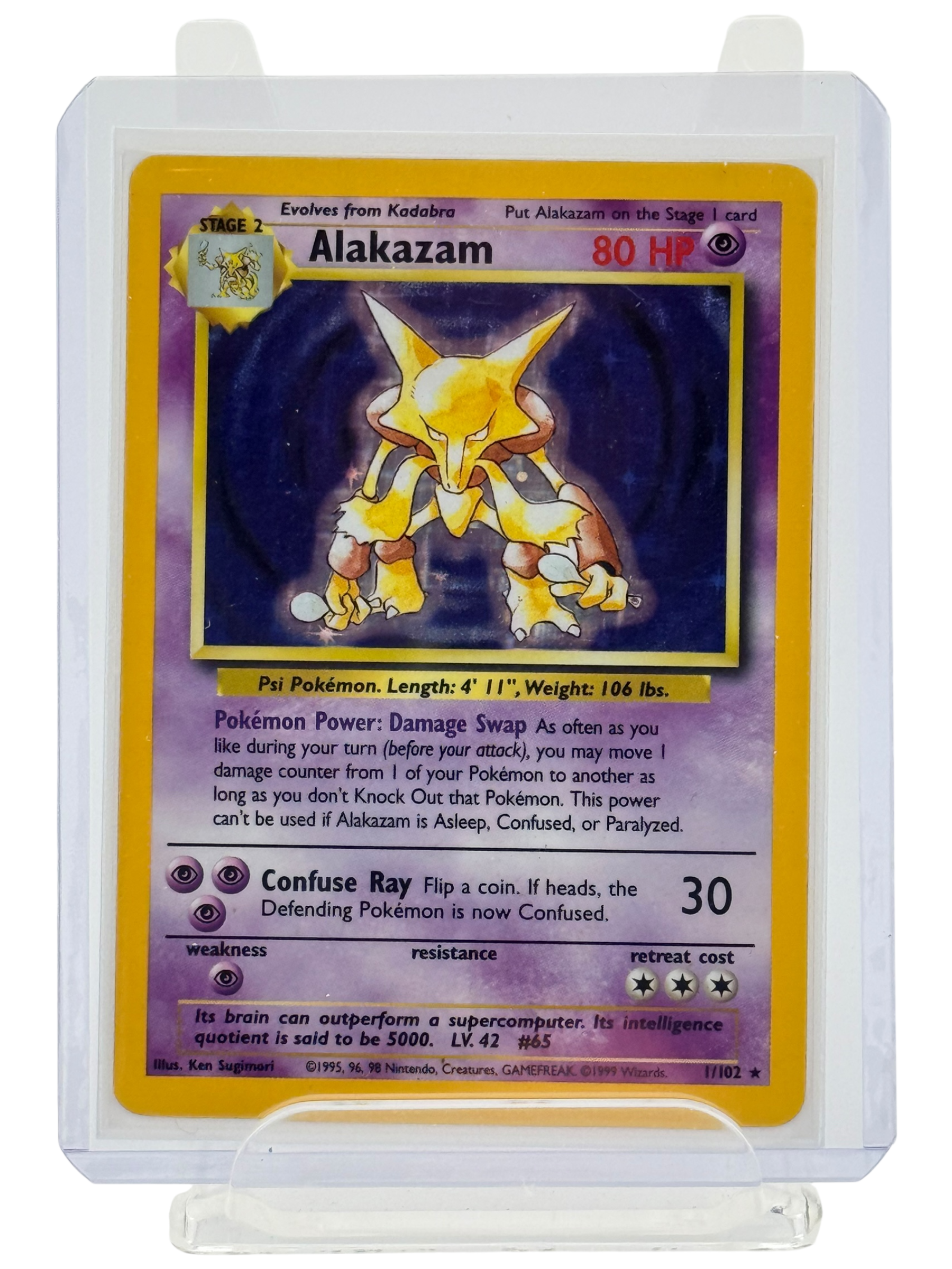 Alakazam - #1/102 - Base Set (LP)