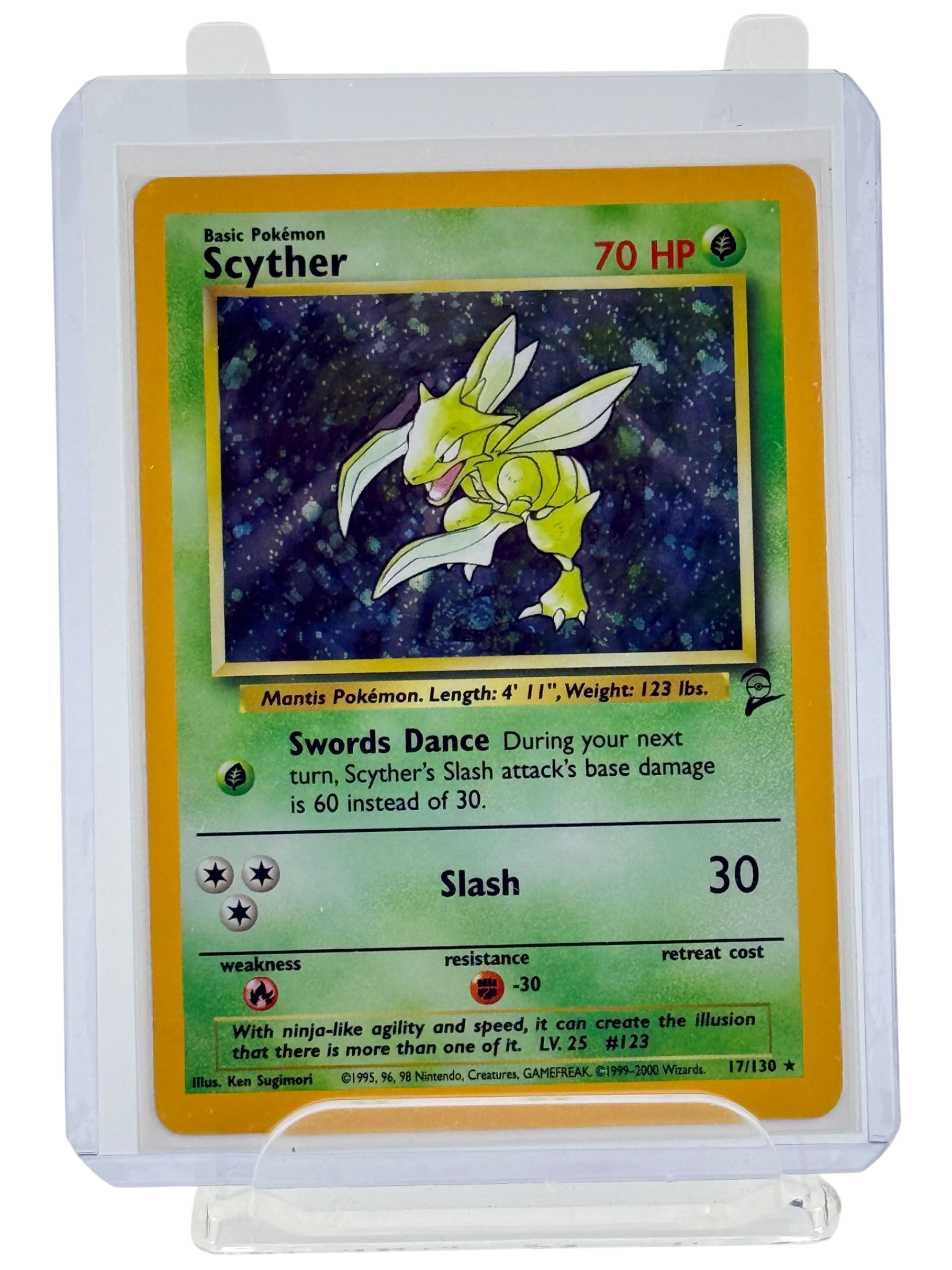 Scyther - #17/130 - Base Set 2 (LP)