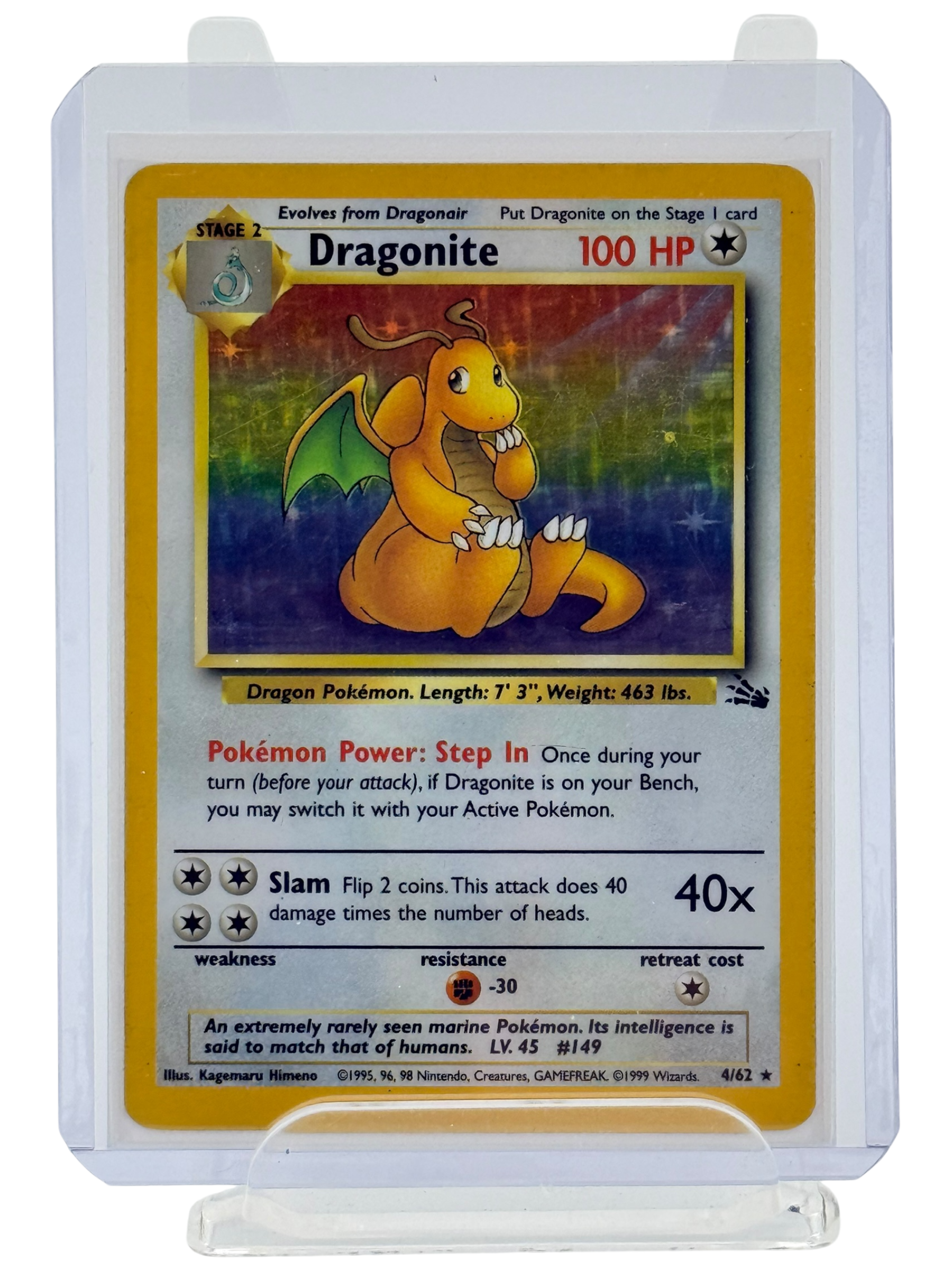Dragonite - #4/62 - Fossil (LP)
