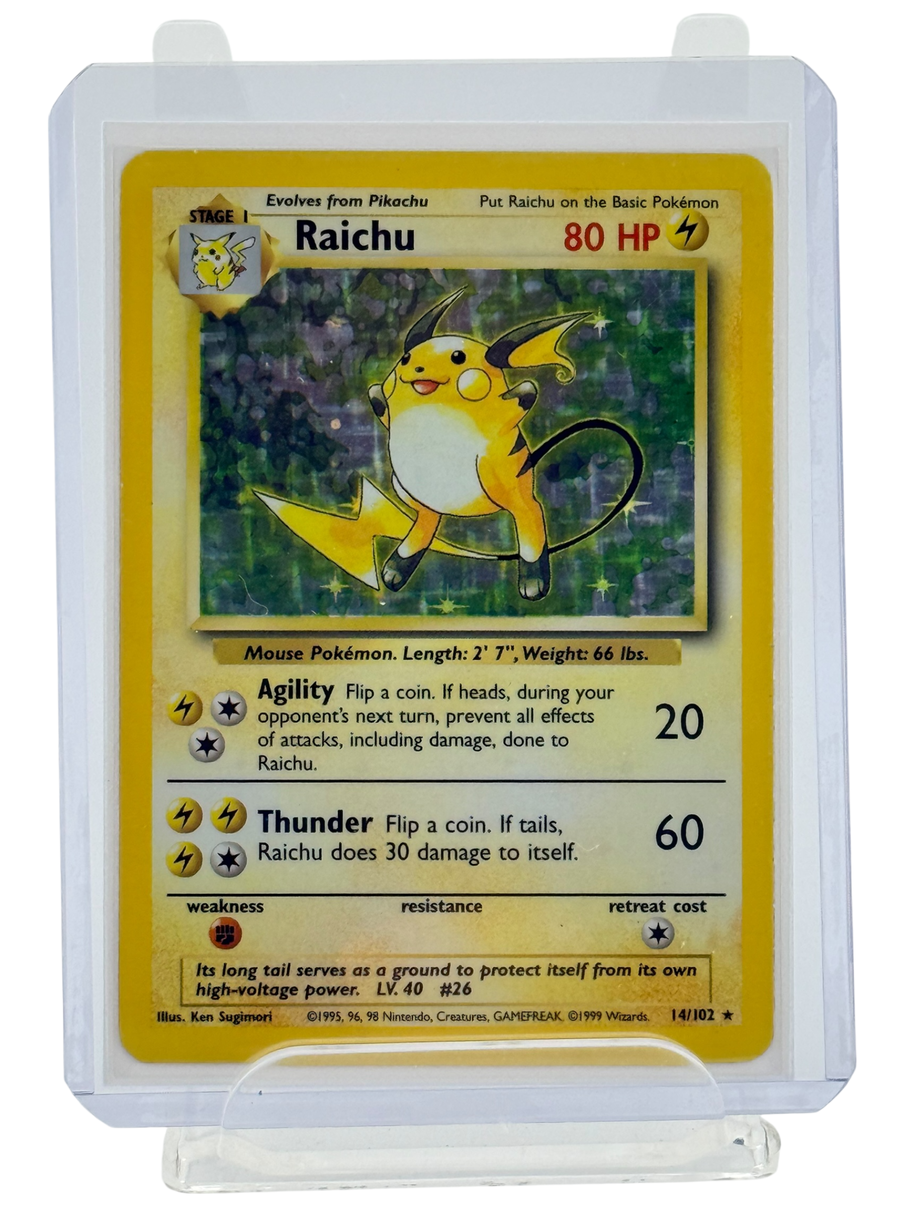 Raichu - #14/102 - Base Set (LP)