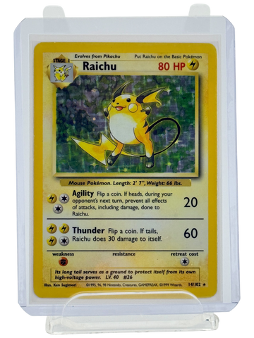 Raichu - #14/102 - Base Set (LP)