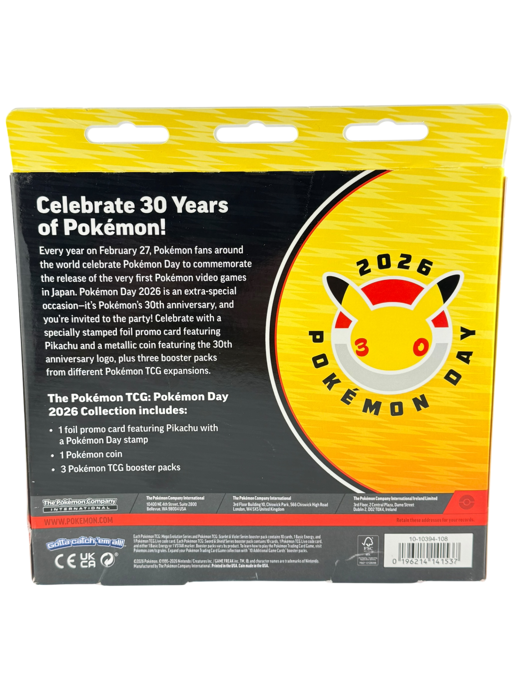 Pokemon Day 2026 Collection - Miscellaneous Cards & Products
