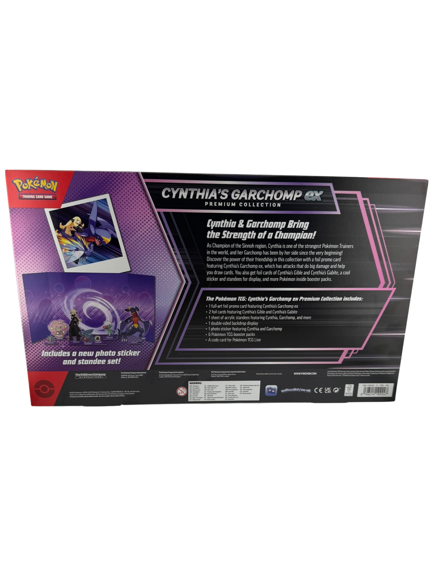 Cynthia's Garchomp ex Premium Collection